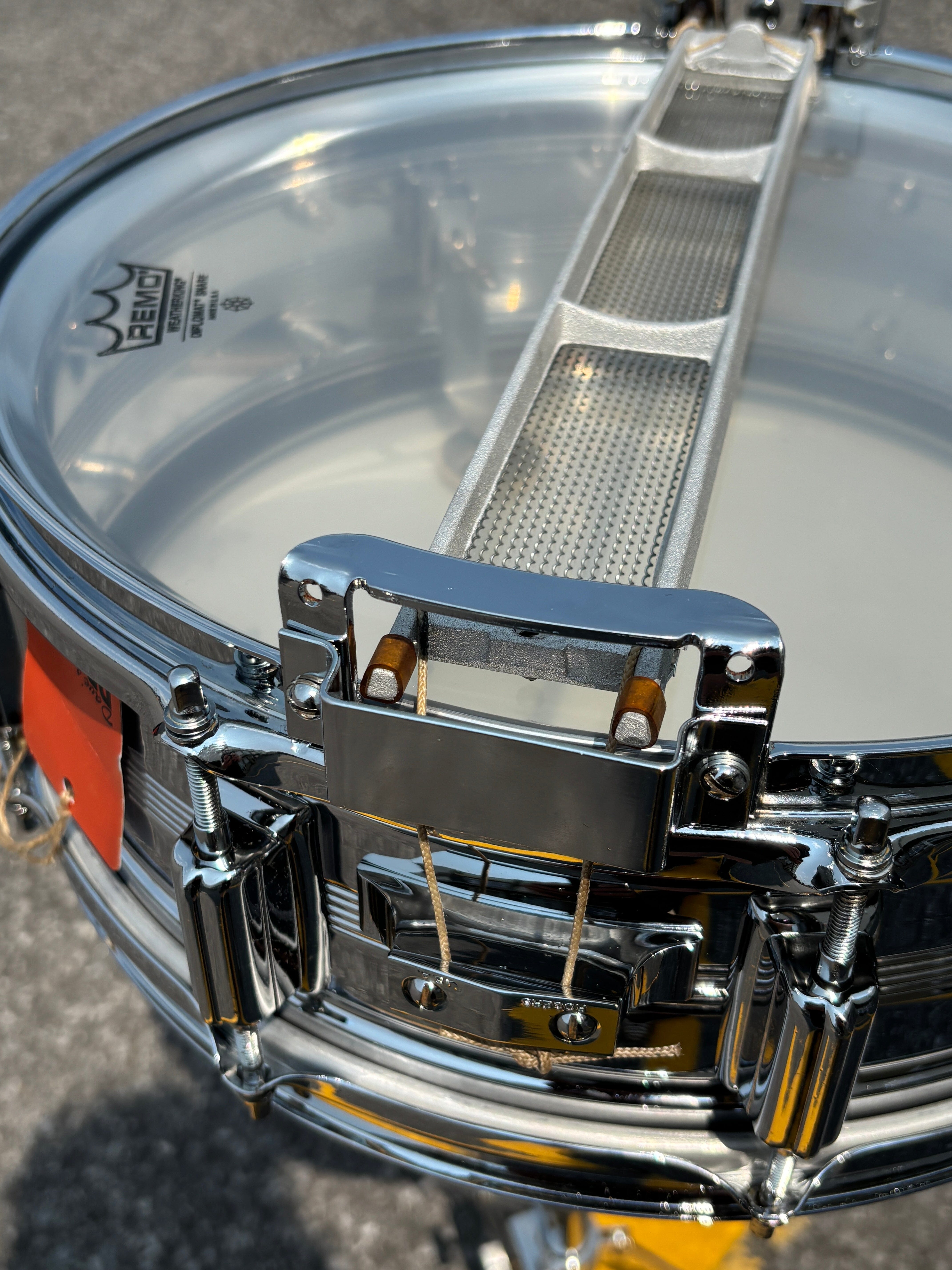 Vintage 1968–69 Rogers Dyna-Sonic 5x14" Chrome-Over-Brass Snare Drum USED SNARE DRUMS Rogers 