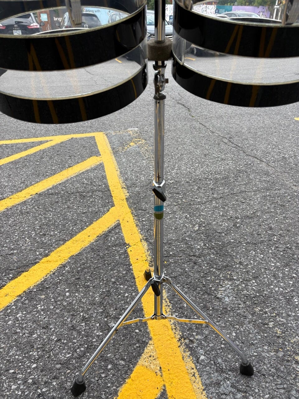 Vintage 1970's Ludwig Vistalite Pattern A Concert Toms – 13/14/15/16 with Stands CONSIGNMENT DRUM KIT LUDWIG 