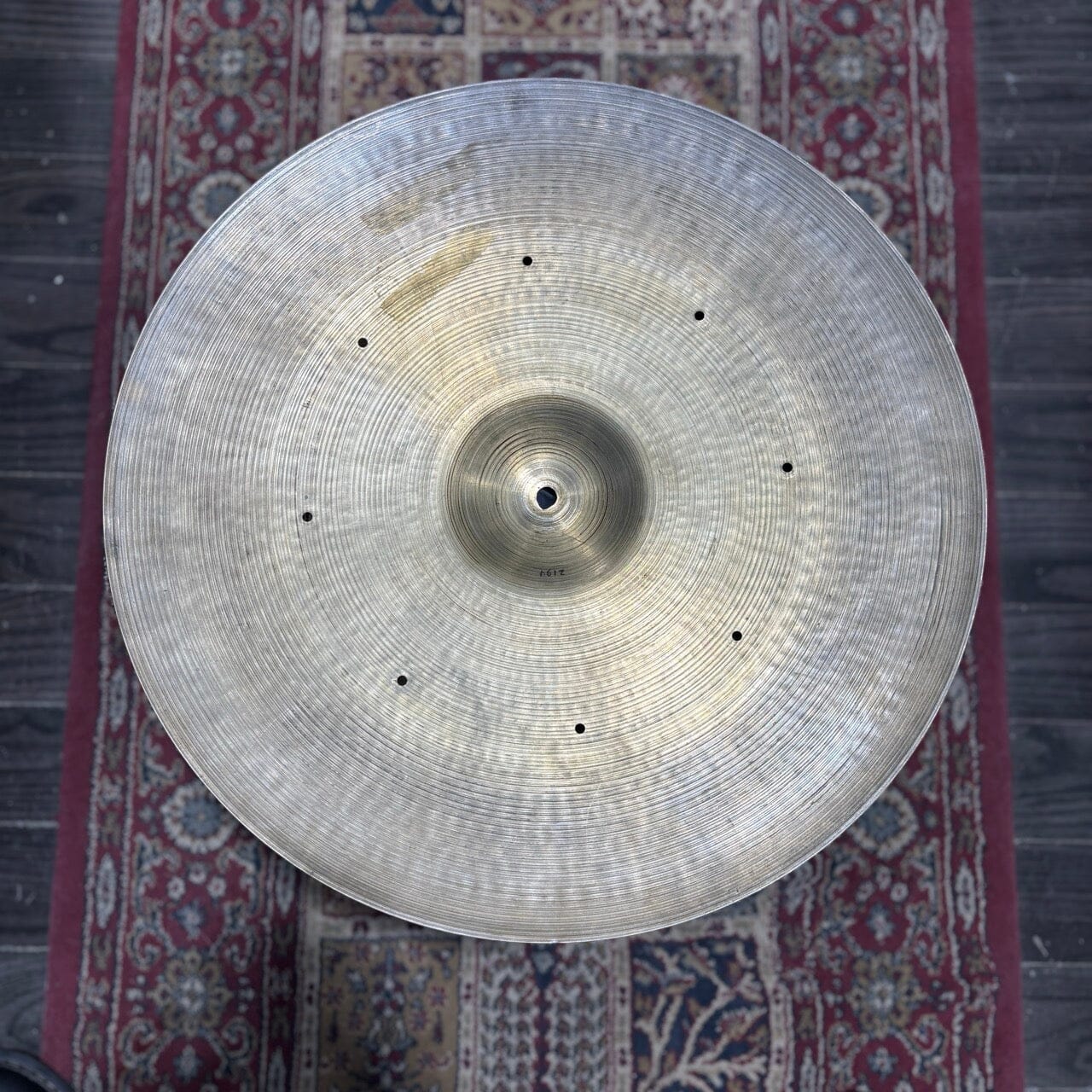 Vintage 20" Avedis Zildjian 1950's Ride – 2194g – Made in USA USED ZILDJIAN CYMBALS Zildjian 