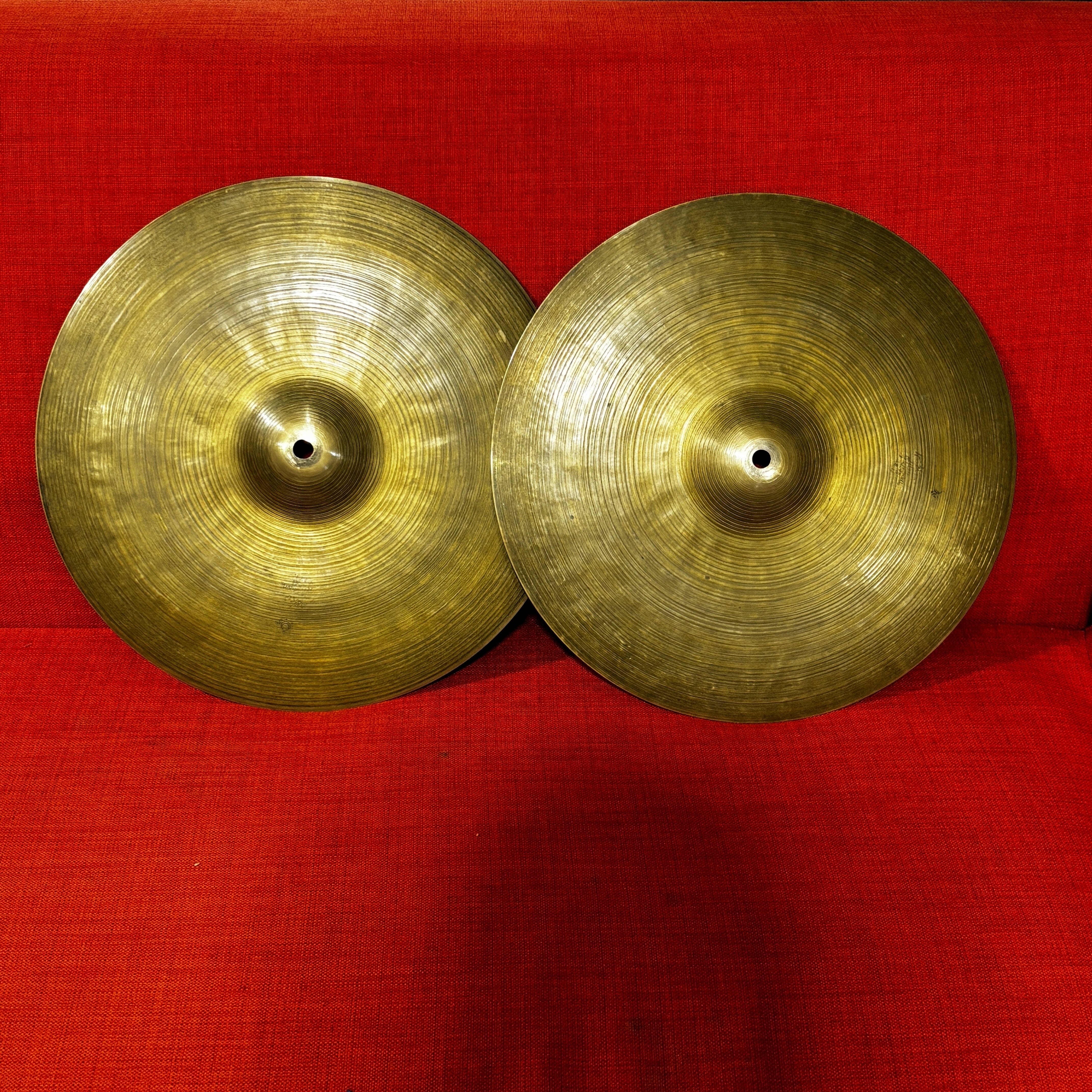 Vintage K. Zildjian Istanbul 14" Hi-Hats Old Stamp IVb, circa 1959 761/831gr CONSIGNMENT CYMBALS K Zildjian 