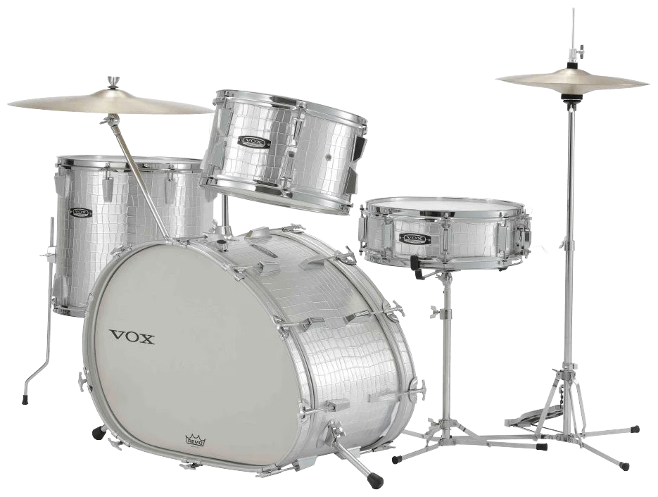 VOX Telstar 2020 Re-Issue in Silver Croco NOS CONSIGNMENT DRUM KIT vox 