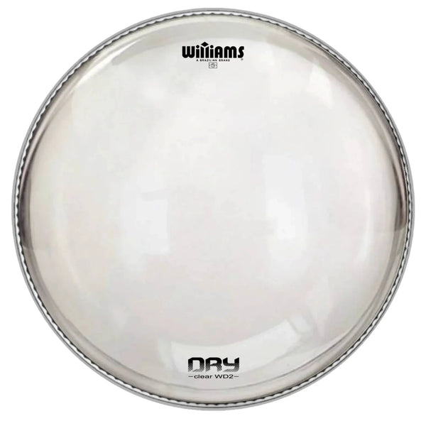 Williams 10" Double Ply Clear Dry Series Drum Head, 7-MIL (WD2-7MIL-10) DRUM SKINS Williams Drumheads 