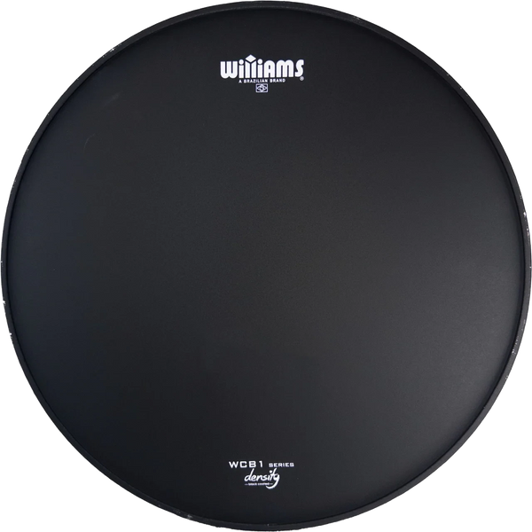 Williams 12" Single Ply Coated Density Black Series Drum Head (WCB1-10MIL-12) DRUM SKINS Williams Drumheads 