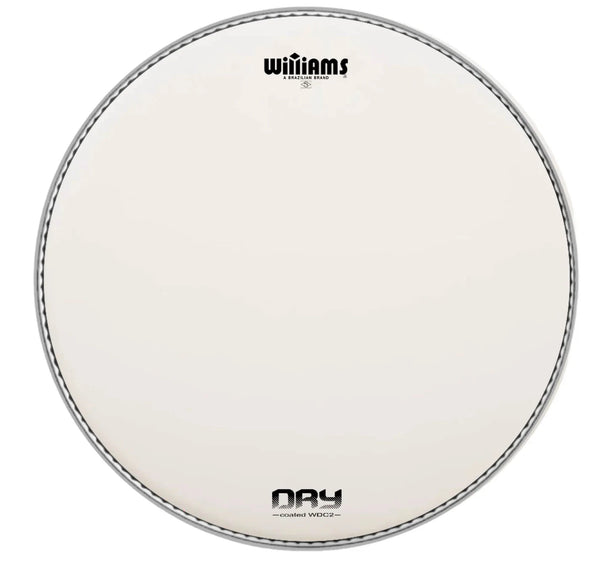 Williams 22" Double Ply Coated DRY Series Drum Head (WDC2-7MIL-22) DRUM SKINS Williams Drumheads 