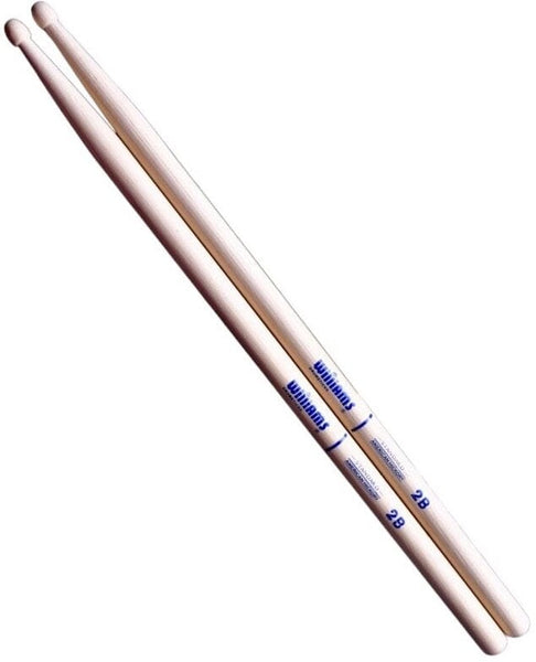 Williams 2B Standard Series Drum Sticks, American Hickory (DS-WST-2B) DRUM STICKS Williams Drumsticks 