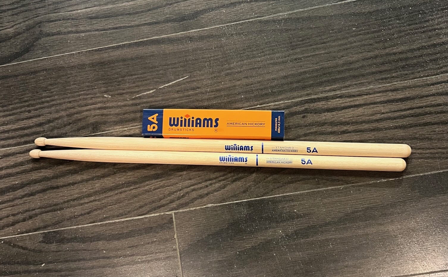 Williams 5A Standard Series Drum Sticks, American Hickory (DS-WST-5A) DRUM STICKS Williams Drumsticks 