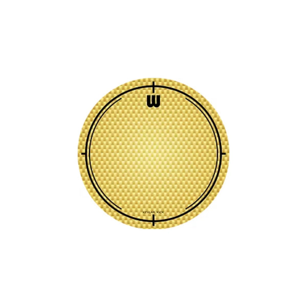 Williams Kick Patch Single Pedal Dot Kevlar, Yellow (WSKV-YL) NEW DRUM ACCESSORIES Williams Gear & Parts 