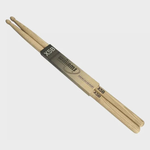 Williams X5B Standard Series Drum Sticks, American Hickory (DS-WST-X5B) DRUM STICKS Williams Drumsticks 