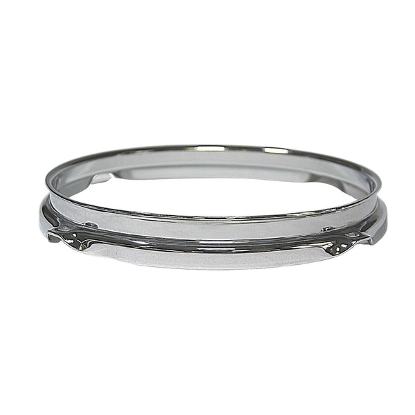 WorldMax 8" 4 hole 1.6mm Drum Hoop, Chrome (S-1608-4) CUSTOM DRUM PARTS worldmax 