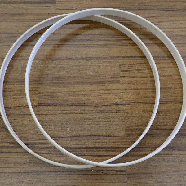 WorldMax Maple Bass Drum Hoops Unfinished 20" (MH-4020) hoop worldmax 