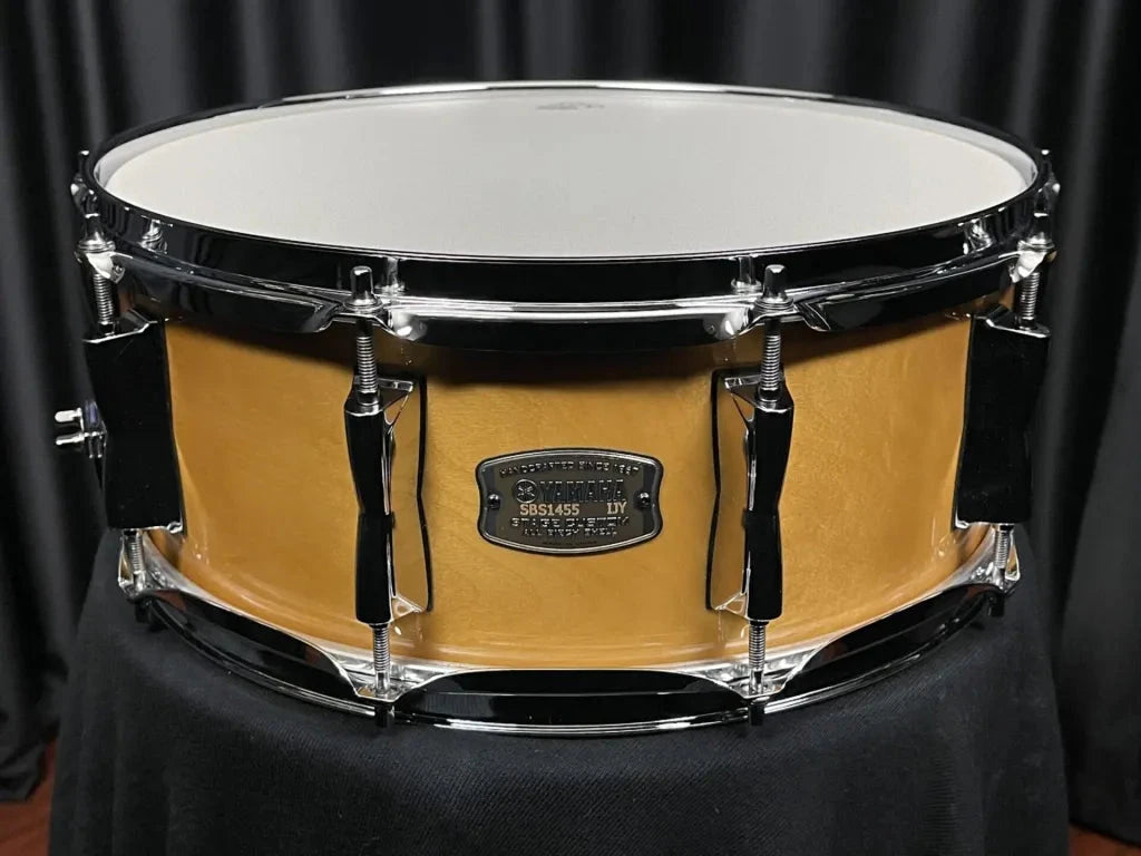 Yamaha 14x5.5 Stage Custom Birch Snare Drum, Natural Wood (SBS1455NW) NEW SNARE DRUMS Yamaha 