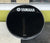 Yamaha 22" Black Drum Head w/ Logo USED DRUM SKINS Yamaha 