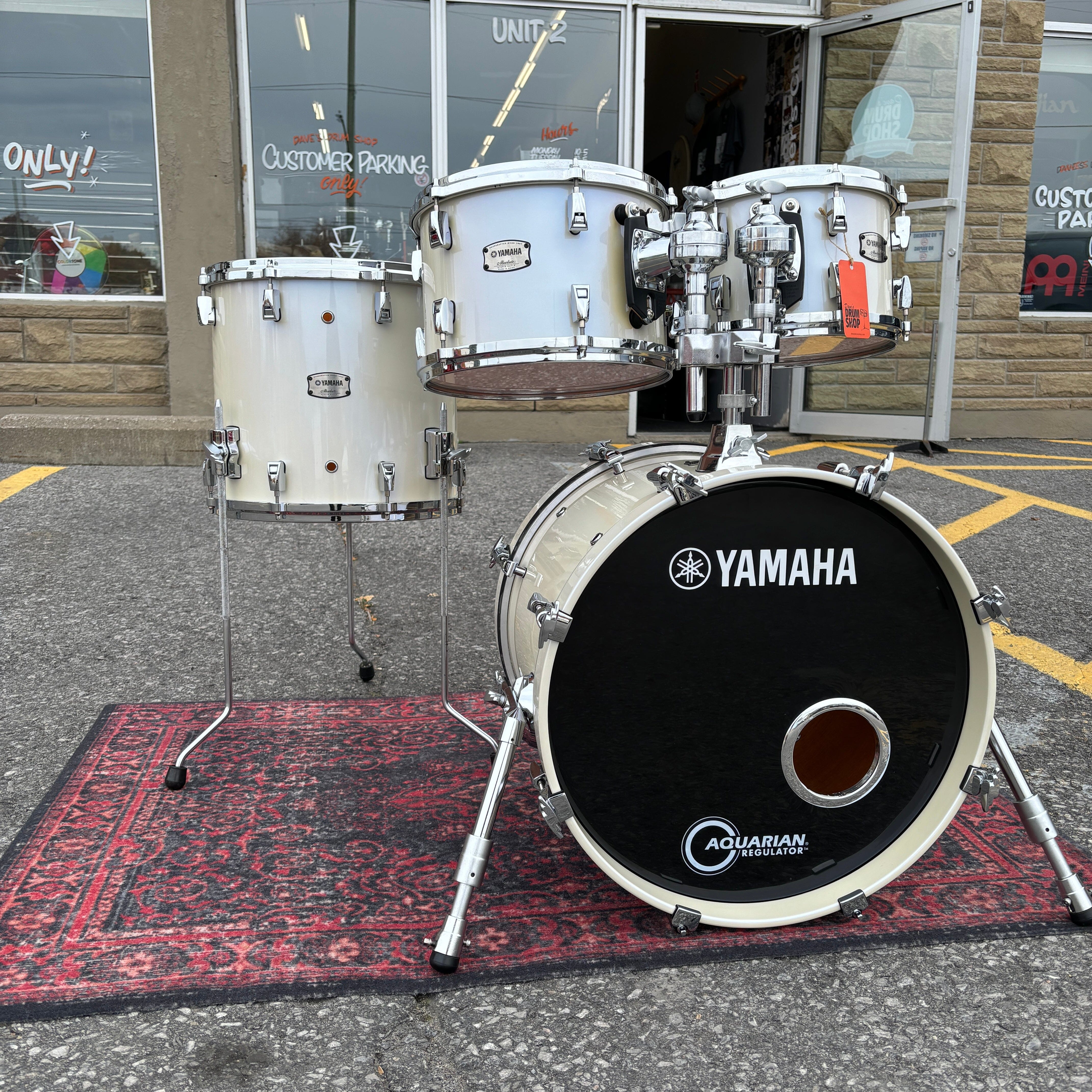 Yamaha Absolute Hybrid Bop Polar White USED DRUM KIT Yamaha 