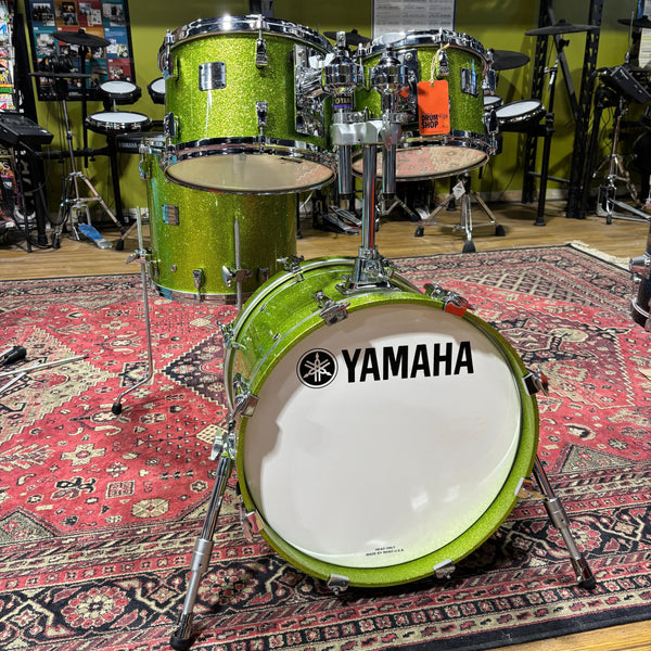 Yamaha Maple Custom Absolute White Grape Sparkle 18/10/12/14 CONSIGNMENT DRUM KIT Yamaha 