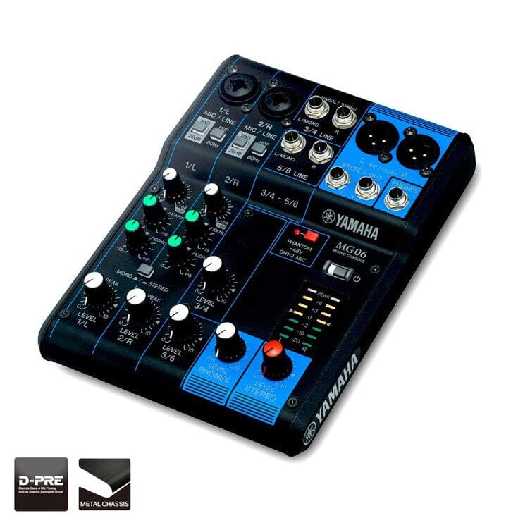Yamaha Mixing Console (MG06) NEW PA and Rec Yamaha 