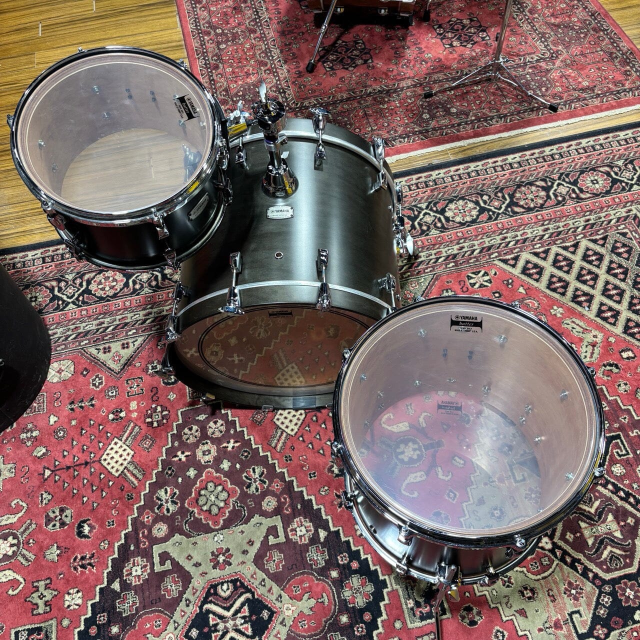 Yamaha PHX 20/12/14 Kit Maple Black NEW DRUM KIT Yamaha 