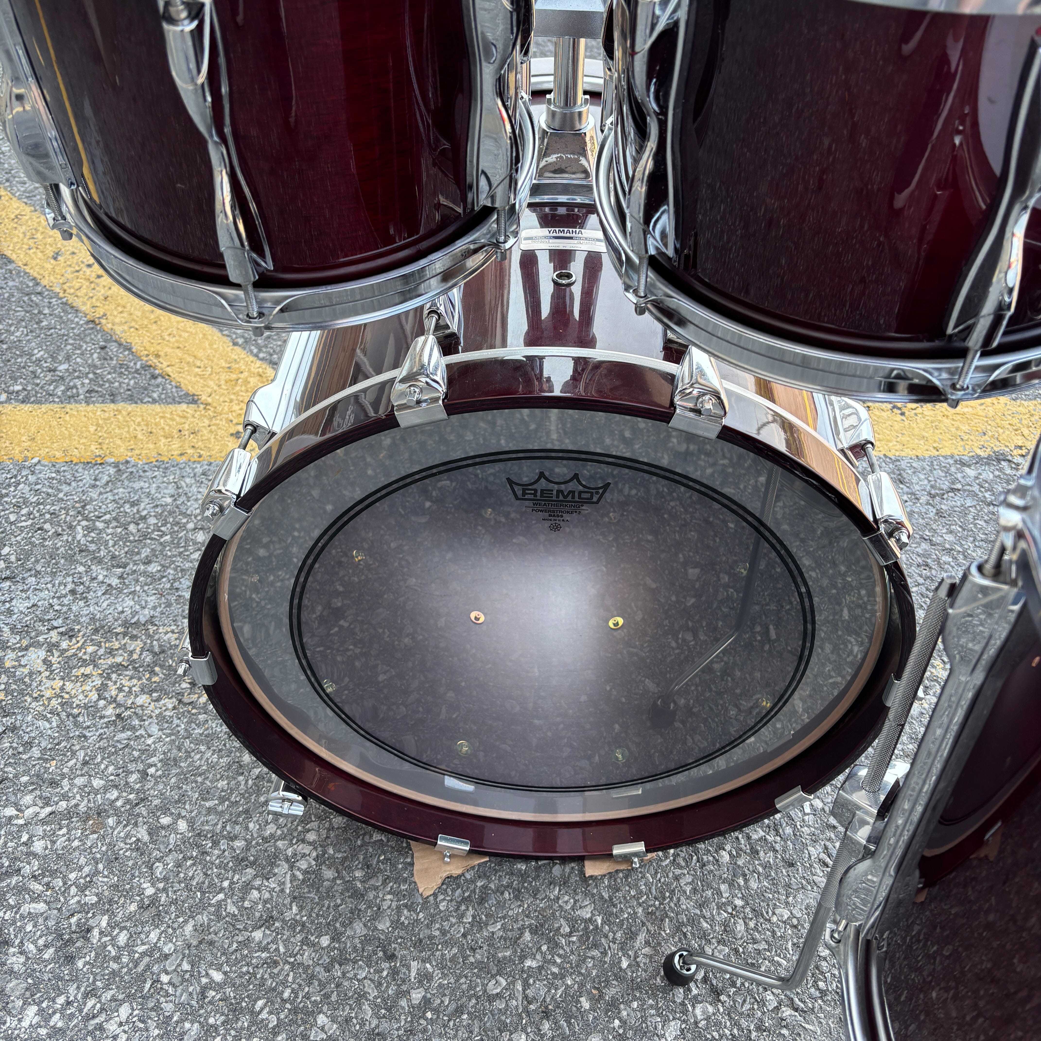 Yamaha Recording Custom 10/12/14/20 Cherry Lacquer MIJ CONSIGNMENT DRUM KIT Yamaha 