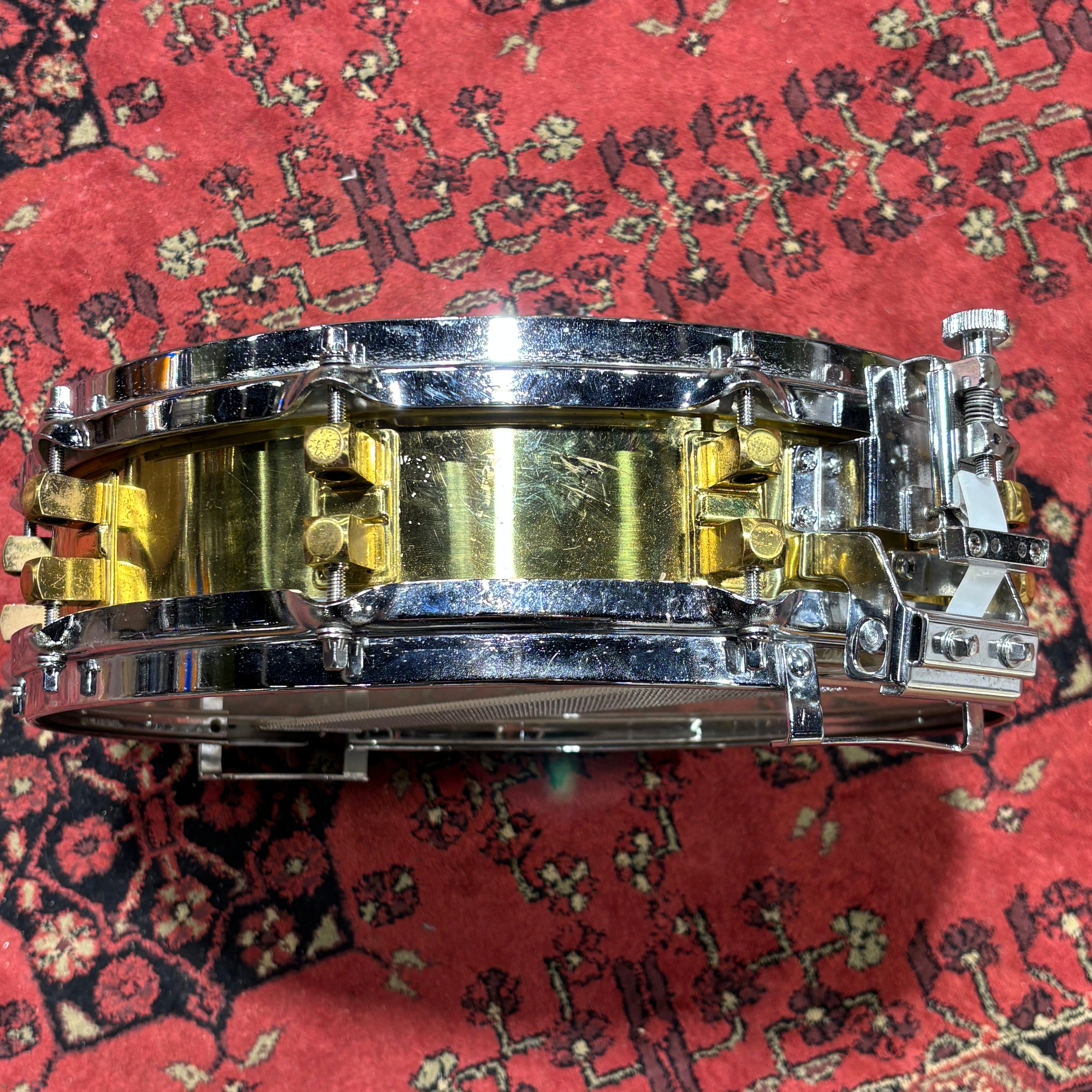 Yamaha SD-493 Brass Piccolo Snare Drum 14x3.5 Made in Japan 1988 CONSIGNMENT DRUM KIT Yamaha 