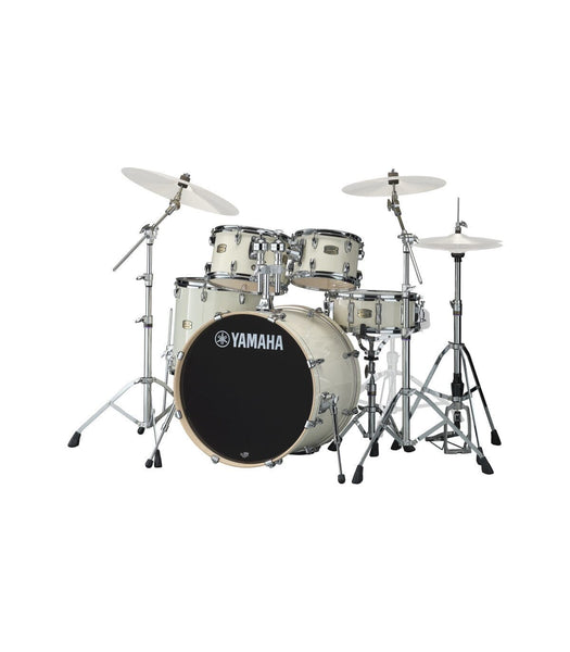 Yamaha Stage Custom Birch 5-Piece Drum Kit w/ HW780 Hardware, Classic White (SBX0F57 CW) NEW DRUM KIT Yamaha 