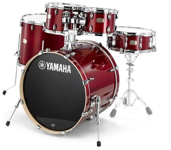 Yamaha Stage Custom Birch 5-Piece Drum Set, Cranberry Red (SBP2F5 CR) NEW DRUM KIT Yamaha 