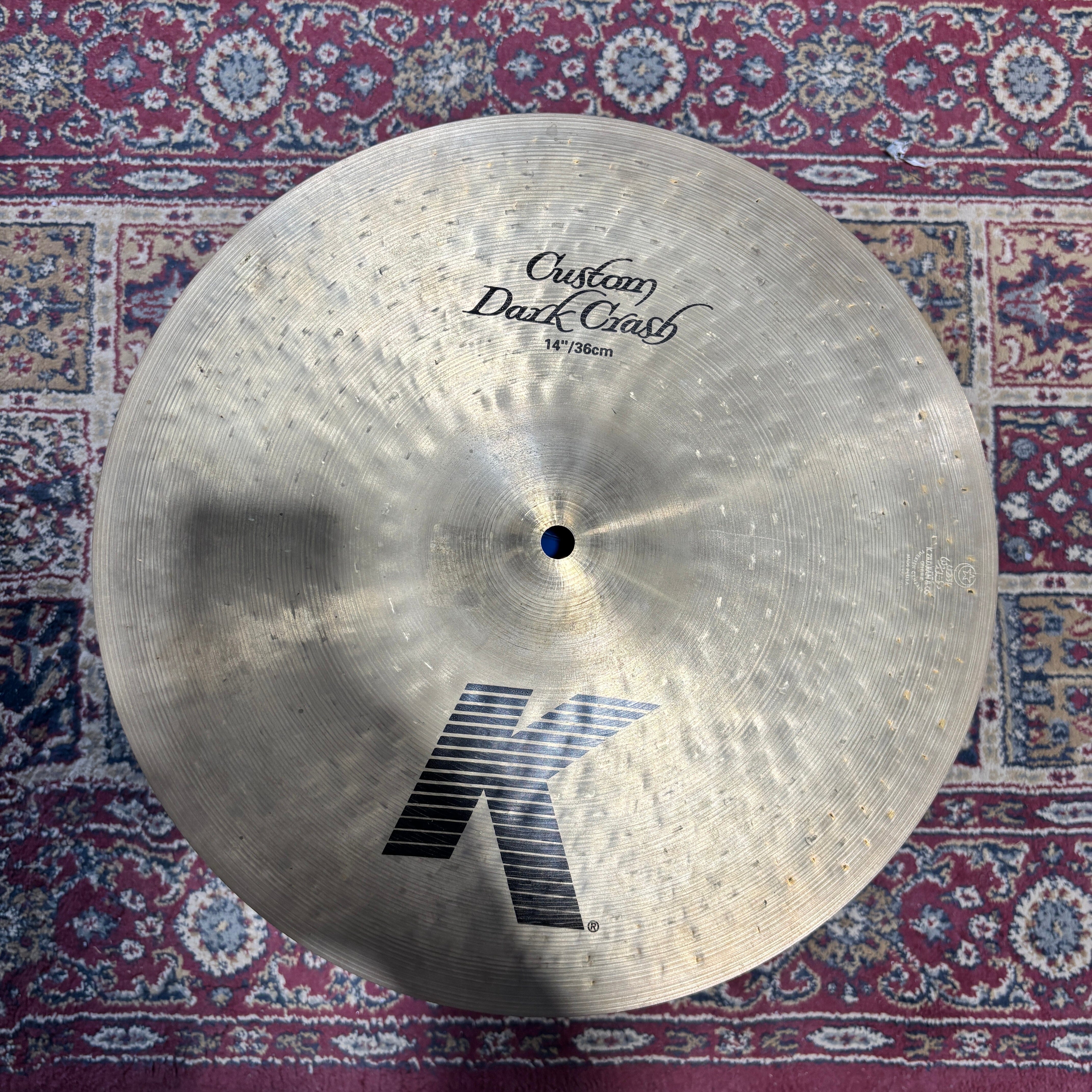 Zildjian 14" K Custom Dark Crash (Used) USED ZILDJIAN CYMBALS Zildjian 