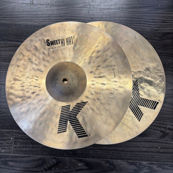 Zildjian 14" K Sweet Hi Hats CONSIGNMENT CYMBALS Zildjian 