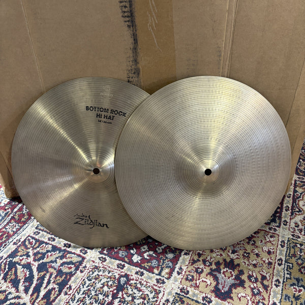 Zildjian 14" Rock Hi-Hats 1995 USED ZILDJIAN CYMBALS Zildjian 