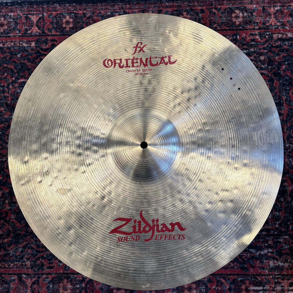 Zildjian Oriental 初々し Crash of Doom 20