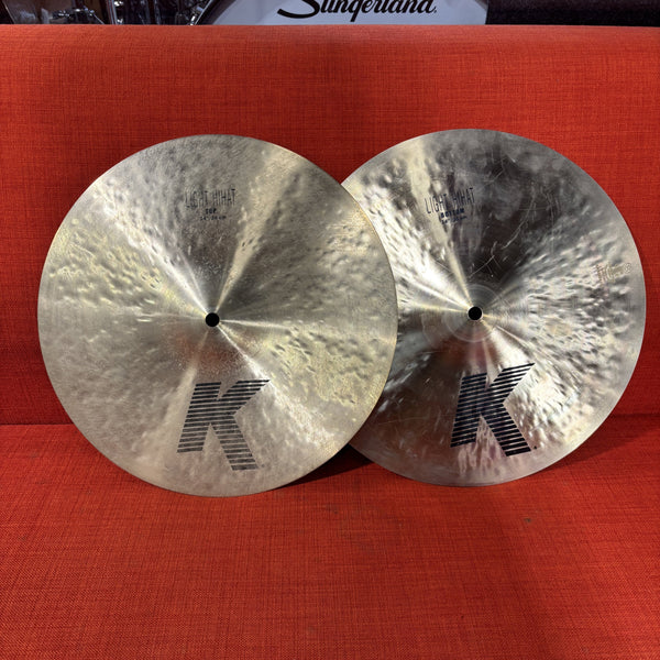 Zildjian K 14" Light Hi-Hats USED USED ZILDJIAN CYMBALS Zildjian 
