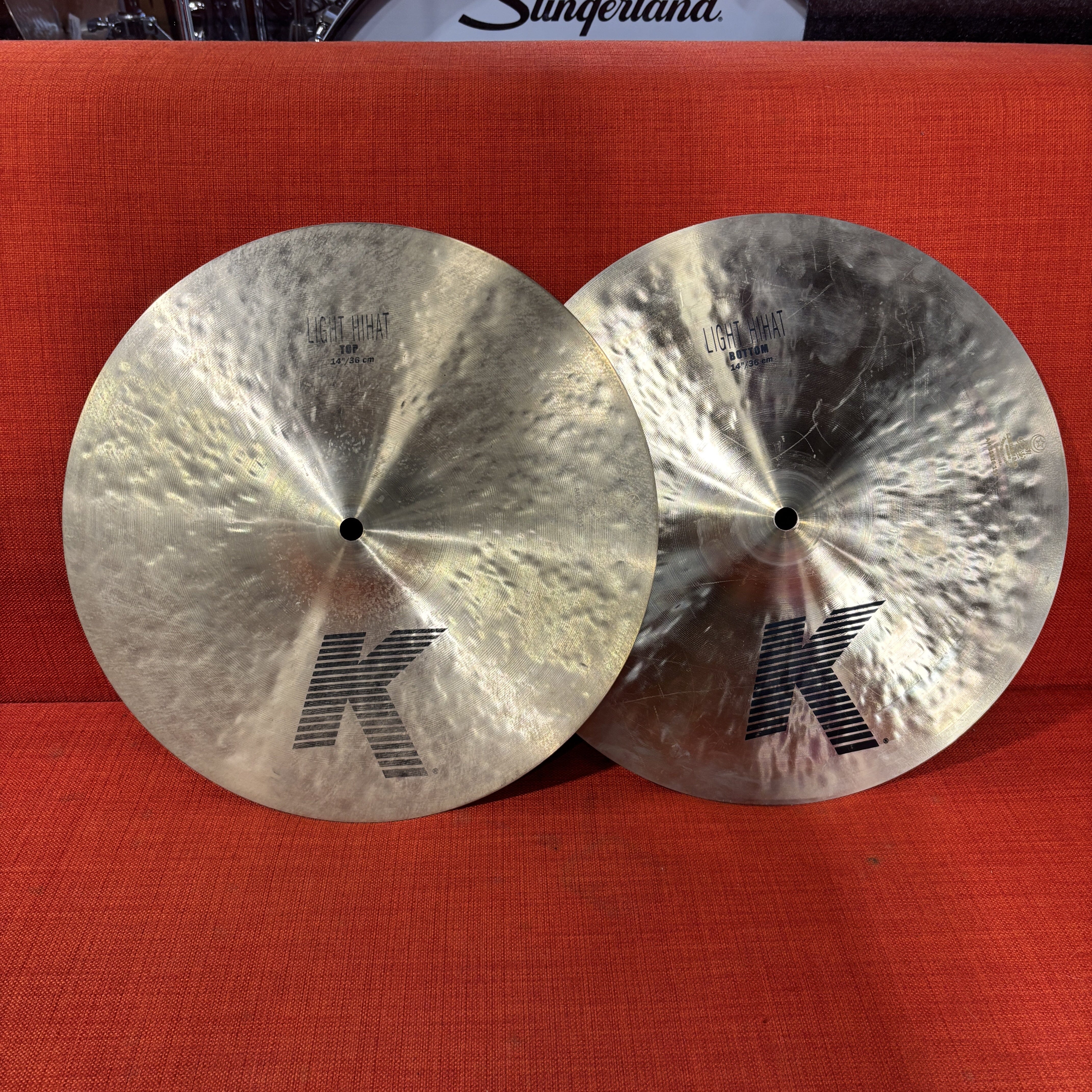 Zildjian K 14" Light Hi-Hats USED USED ZILDJIAN CYMBALS Zildjian 