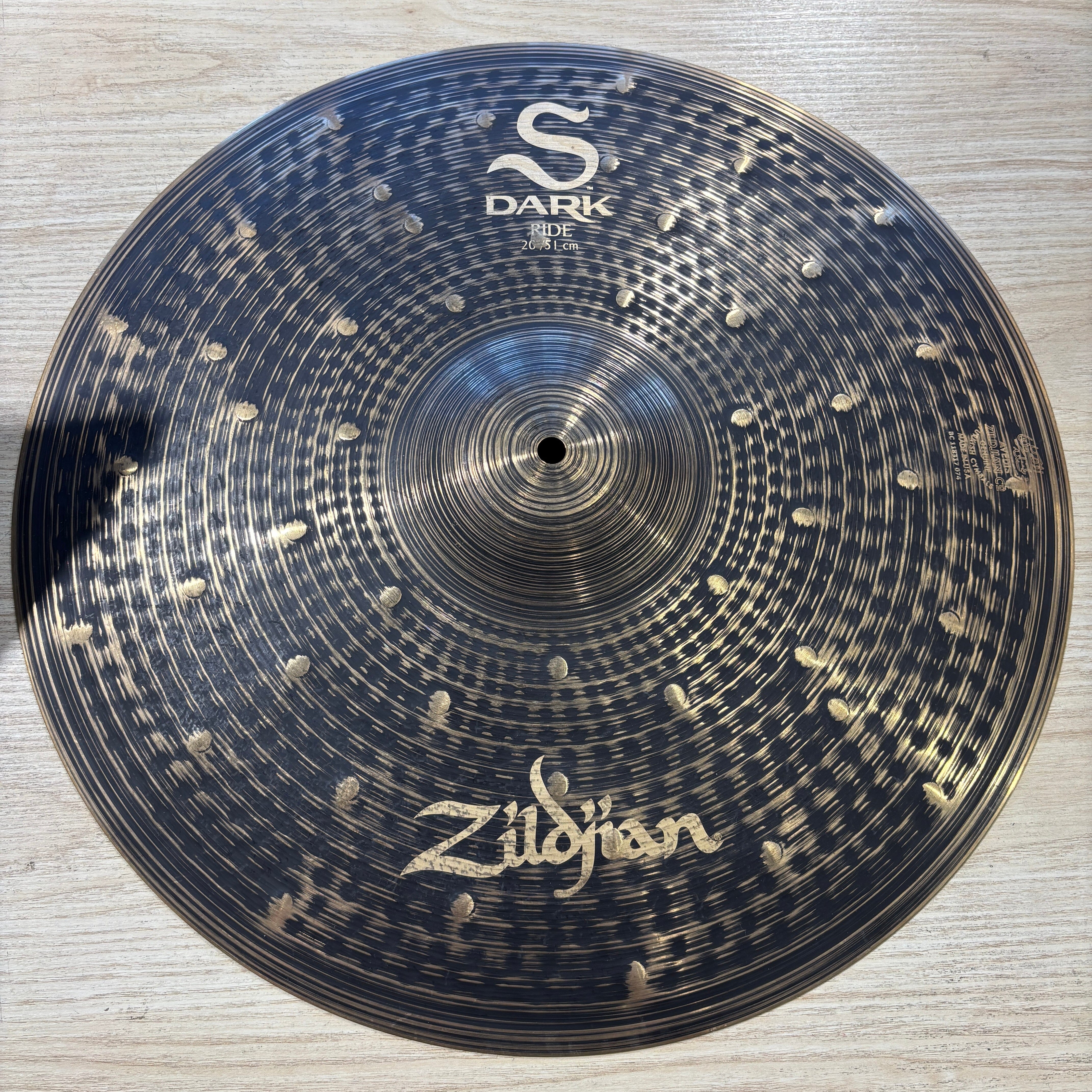 Zildjian S Dark 20" Ride Cymbal (USED) USED ZILDJIAN CYMBALS Zildjian 