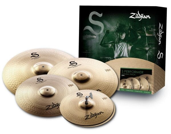 Zildjian S Performer Cymbal Pack w/ 14" Hi-hats, 16" and 18" Crashes, and 20" Ride (S391) NEW ZILDJIAN CYMBALS Zildjian 