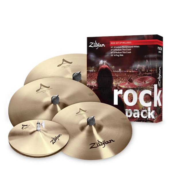 A ZILDJIAN ROCK CYMBAL PACK drum kit Zildjian 