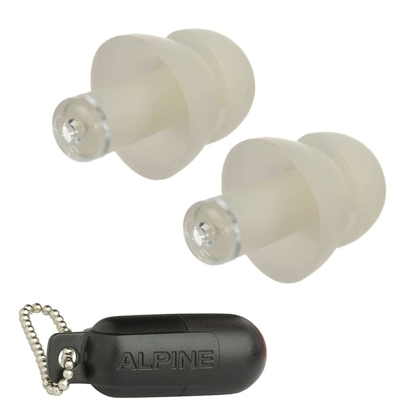 Alpine Hearing Protection PartyPlug Single-Attenuator Molded Earplugs, Clear (PARTYPLUG-CLR) Hearing protection Alpine Hearing Protection 