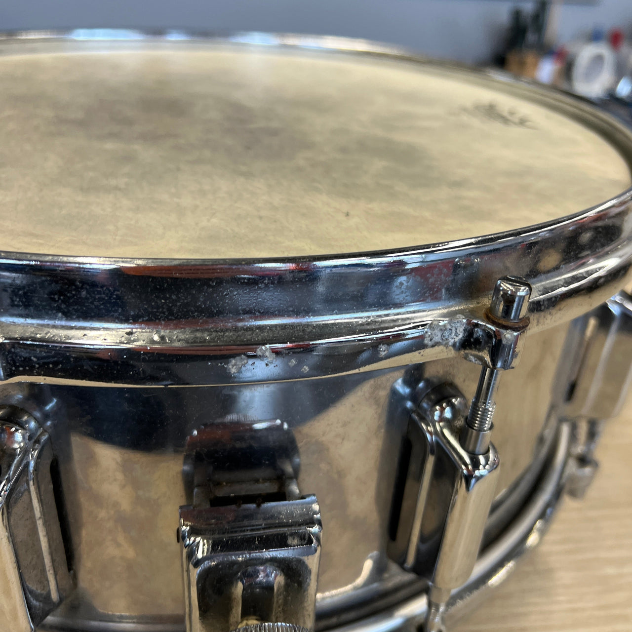 ASBA 14 x 5 Steel Snare 1970's drum kit ASBA 