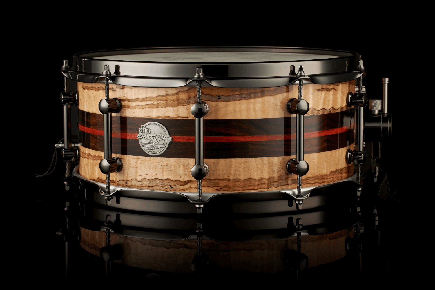 Doc Sweeney Amrit 14x6.5" Maple & Rosewood Custom Snare Drum drum kit Doc Sweeney 
