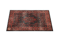 Thumbnail for DRUMnBASE Vintage Persian Style Stage Rug, Black Red 4.26'x3' Rugs DRUMnBASE 