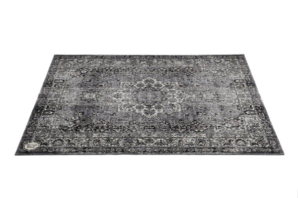 DRUMnBASE Vintage Persian Style Stage Rug, Grey 6'x5.25' Rugs DRUMnBASE 