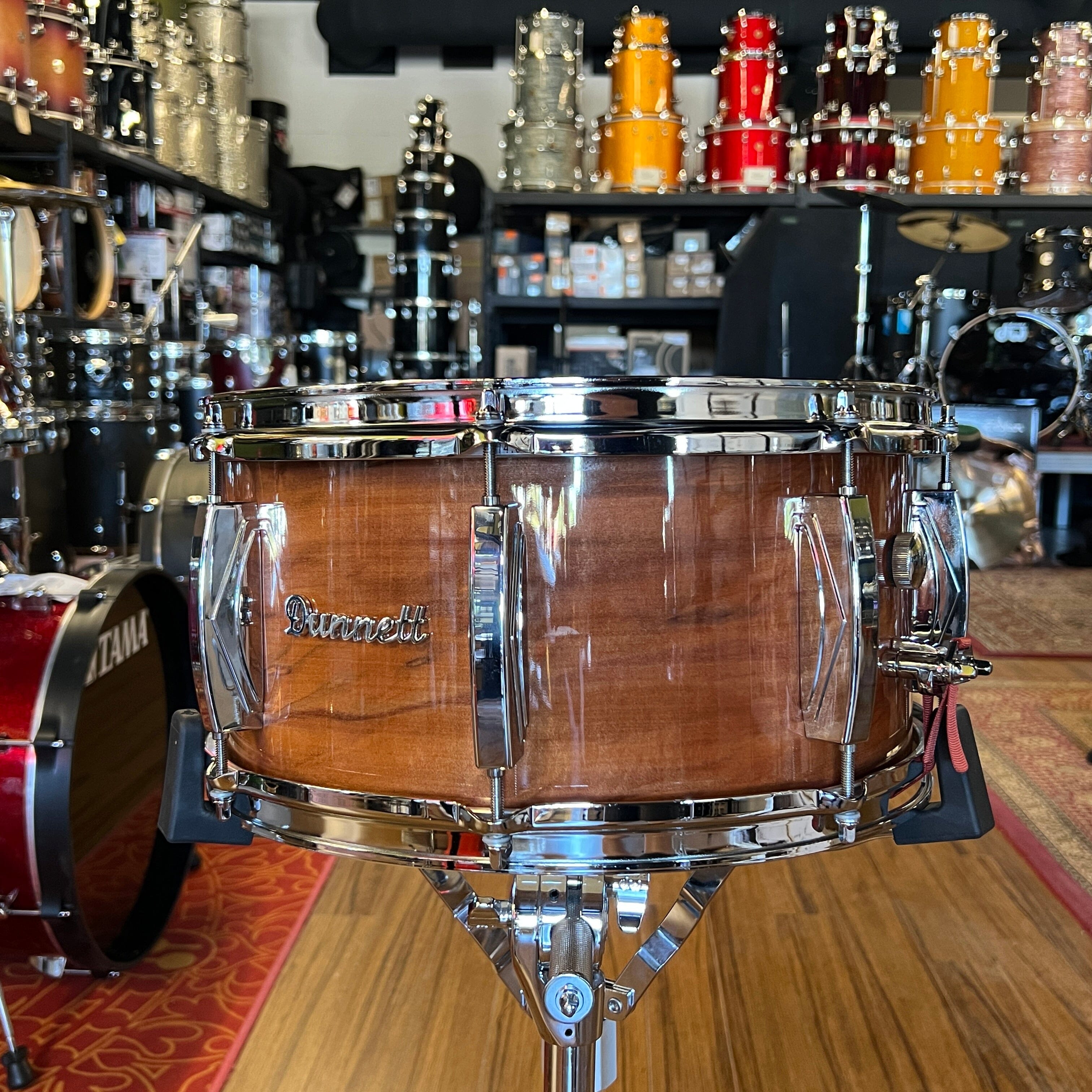 Dunnett Classic Dreamtime Snare Drum, Jarrah 7 x 14 (714DT) drum kit Dunnett 