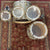DW Collectors Broken Glass with Gold 8/10/12/16/22 drum kit DW 