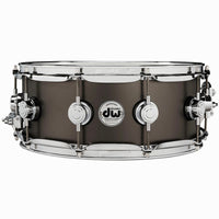 Thumbnail for DW Collector's Satin Black Nickel Over Brass 5.5x14 Snare Drum (DRVD5514SVCBK) Snare Drums DW 