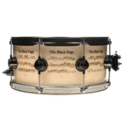 DW Collector's Series Terry Bozzio "The Black Page" Icon Snare Drum (DREX6514SSN-FZ) Snare Drums DW 