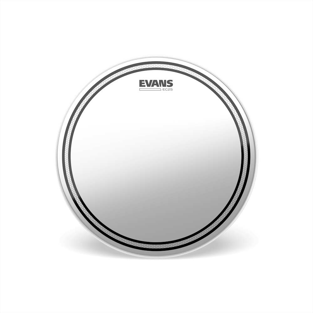 Evans 12" EC2S Frosted Drum Head (B12EC2S) Drum Heads Evans 