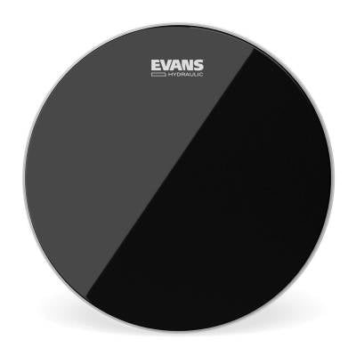 Evans 18" Hydraulic Black Bass Drum Head (TT18HBG) Drum Heads Evans 