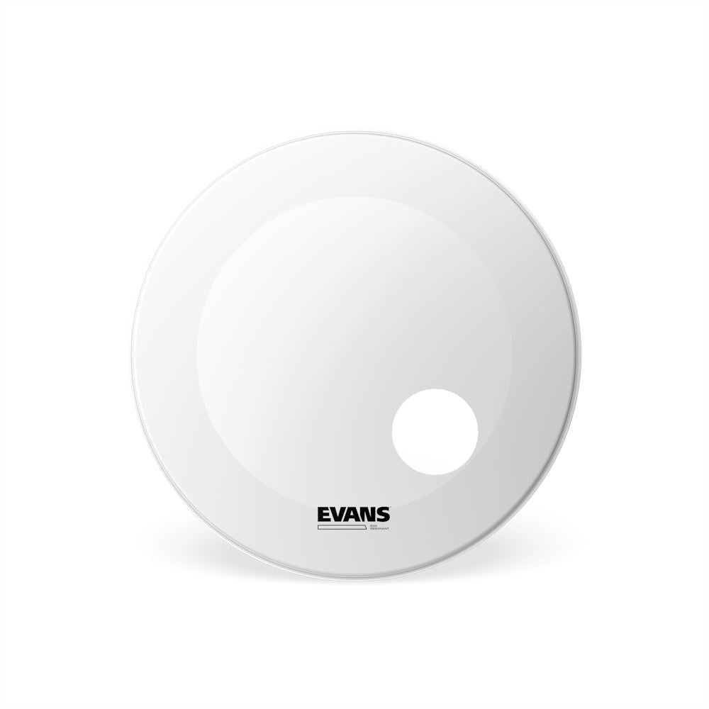 Evans 22" Coated Bass Resonant Drumhead Ported drum kit Evans 