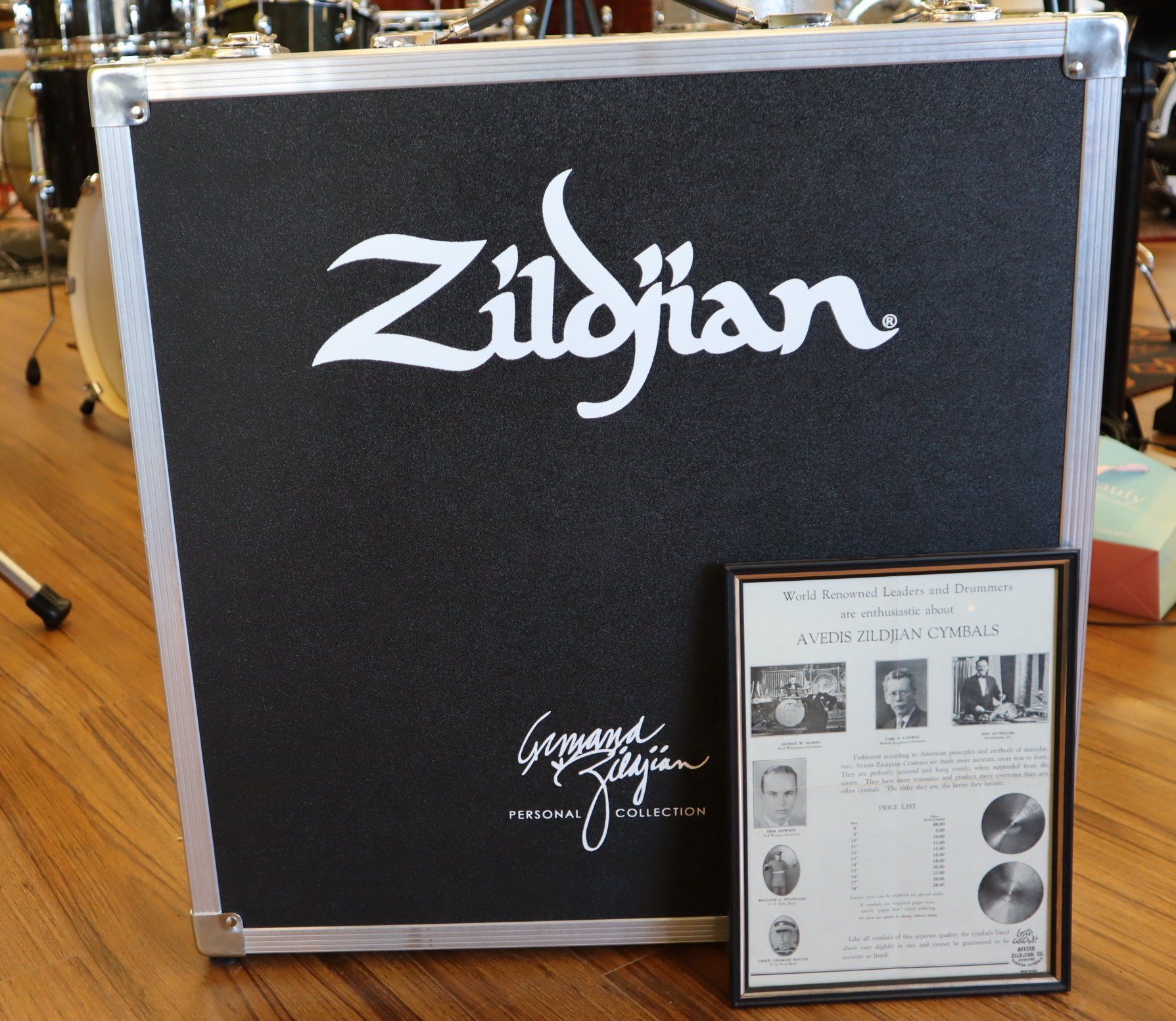 FROM THE VAULT OF ARMAND ZILDJIAN drum kit Zildjian 