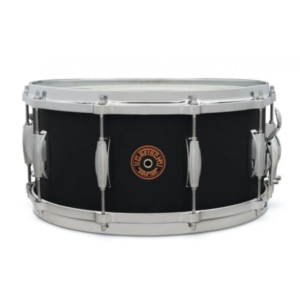 Gretsch Black Copper Engraved Snare Drum 14x6.5 10 Lug (G4164BC) Snare Drums Gretsch 