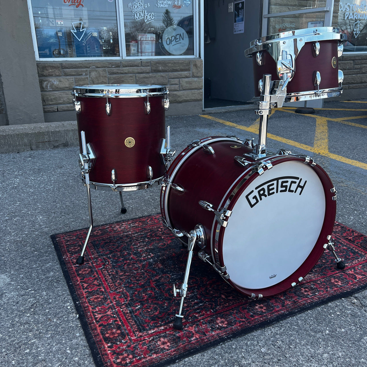 Gretsch Broadkaster 3pc Bop Set Satin Rosewood drum kit Gretsch 