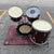 Gretsch Burgundy Sparkle Round Badge Set 13/13/16/20 drum kit Gretsch 