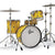 Gretsch Catalina Club 4 Piece Shell Pack With 20" Bass Drum, Yellow Satin Flame (CT1-J404-YSF) drum kit Gretsch 